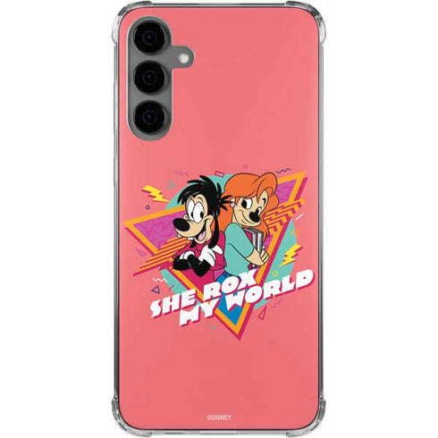 Disney She Rox My World Galaxy S24 Plus Clear Case
